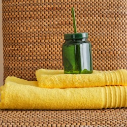 Πετσέτα Προσώπου Baboo Yellow Modal -Cotton Cokitex (50x100) 1Τεμ