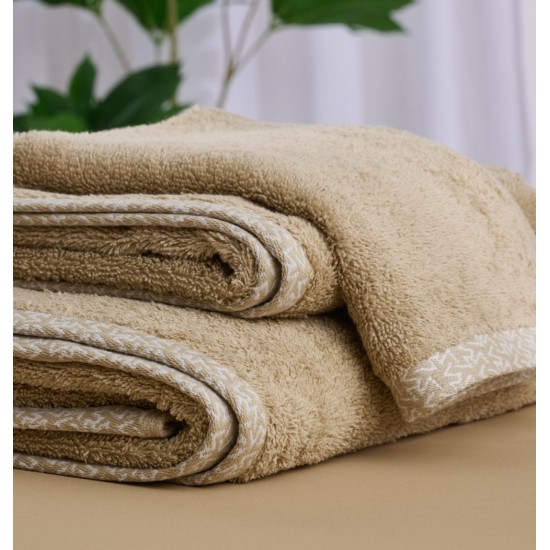 Πετσέτα Μπάνιου Saluti Sand Stone Cotton Cokitex (80x150) 1Τεμ Πετσέτα Μπάνιου Saluti Sand Stone Cotton Cokitex (80x150) 1Τεμ