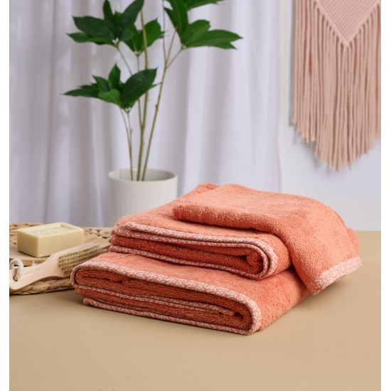 Πετσέτα Χεριών Saluti Mexican Orange Cotton Cokitex (30x50) 1Τεμ