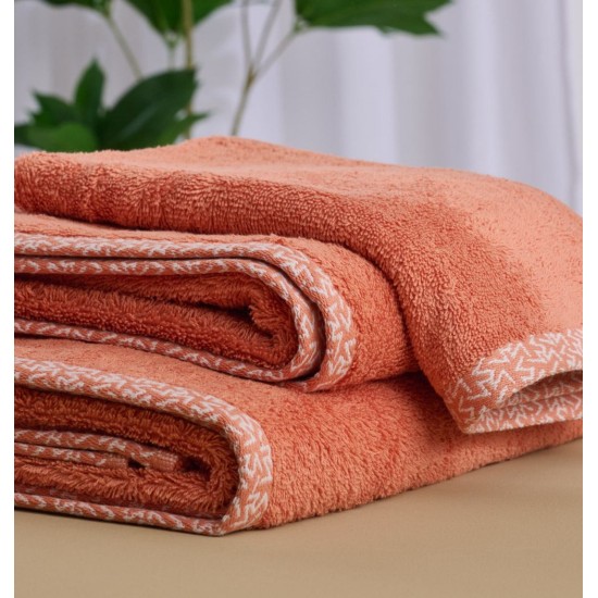 Πετσέτα Χεριών Saluti Mexican Orange Cotton Cokitex (30x50) 1Τεμ
