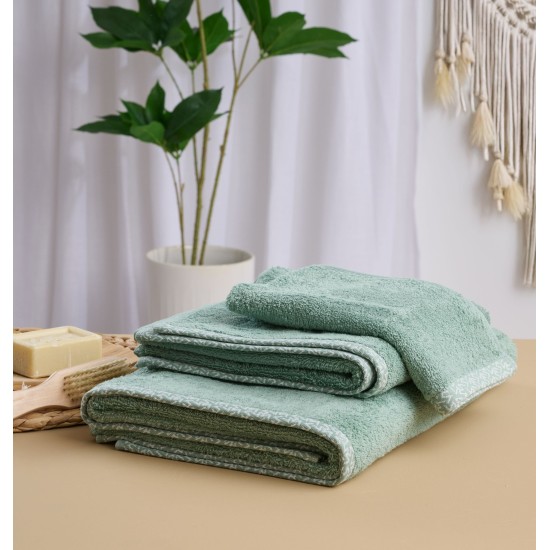 Πετσέτα Χεριών Saluti Aqua Marine Cotton Cokitex (30x50) 1Τεμ