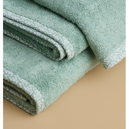 Πετσέτα Χεριών Saluti Aqua Marine Cotton Cokitex (30x50) 1Τεμ