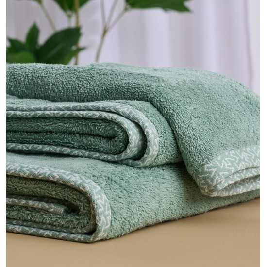 Πετσέτα Χεριών Saluti Aqua Marine Cotton Cokitex (30x50) 1Τεμ