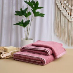 Πετσέτα Χεριών Saluti Rose Apple Cotton Cokitex (30x50) 1Τεμ