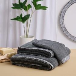 Πετσέτα Χεριών Saluti Black Night Cotton Cokitex (30x50) 1Τεμ