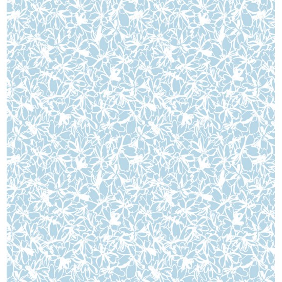 Πάπλωμα Υπέρδιπλο Σετ Marta Jasmine Blue Cokitex (220x240) 3Τεμ