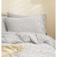 Πάπλωμα Υπέρδιπλο Σετ Marta Jasmine Grey Cokitex (220x240) 3Τεμ