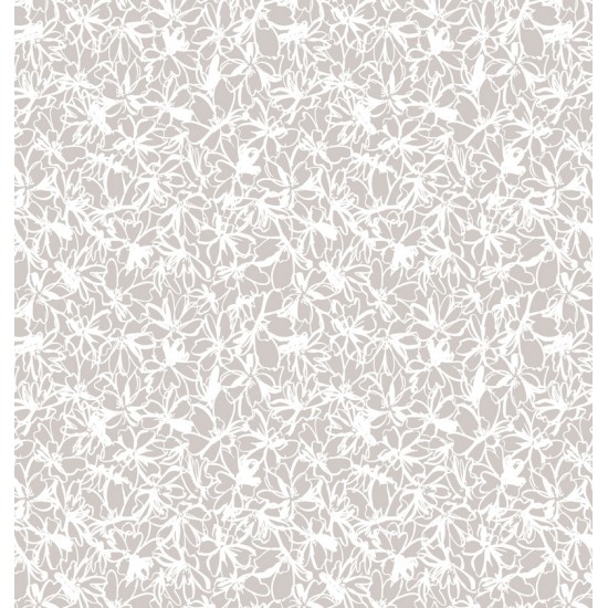 Πάπλωμα Υπέρδιπλο Σετ Marta Jasmine Grey Cokitex (220x240) 3Τεμ