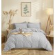 Πάπλωμα Υπέρδιπλο Σετ Marta Wind Grey Cokitex (220x240) 3Τεμ
