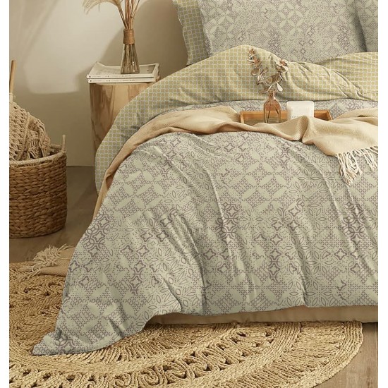 Σεντόνια King Σετ Marta Dante Beige Polycotton Cokitex (260x280) 4Τεμ