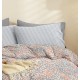 Σεντόνια Υπέρδιπλα Σετ Marta Blot Apricot Polycotton Cokitex (230x260) 4Τεμ