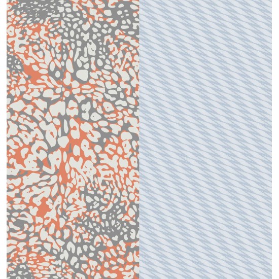 Σεντόνια Υπέρδιπλα Σετ Marta Blot Apricot Polycotton Cokitex (230x260) 4Τεμ