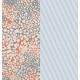 Σεντόνια Υπέρδιπλα Σετ Marta Blot Apricot Polycotton Cokitex (230x260) 4Τεμ