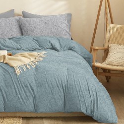 Σεντόνια Διπλά Σετ Marta Eden Pine Green Polycotton Cokitex (205x260) 4Τεμ