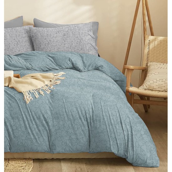 Σεντόνια King Σετ Marta Eden Pine Green Polycotton Cokitex (260x280) 4Τεμ