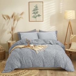 Σεντόνια Διπλά Σετ Marta Marty Grey Polycotton Cokitex (205x260) 4Τεμ