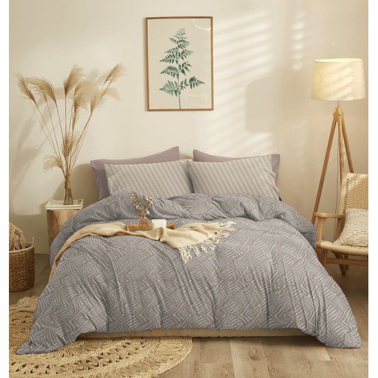 Μαξιλαροθήκες Σετ Marta Marty Mocha Polycotton Cokitex (50x70) 2Τεμ