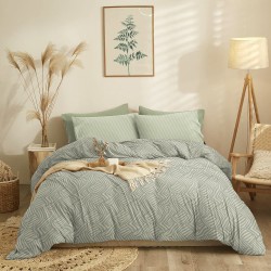 Σεντόνια King Σετ Marta Marty Sage Polycotton Cokitex (260x280) 4Τεμ