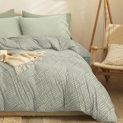 Σεντόνια King Σετ Marta Marty Sage Polycotton Cokitex (260x280) 4Τεμ