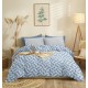 Παπλωματοθήκη Μονή Marta Mira Blue Polycotton Cokitex (165x245) 1Τεμ