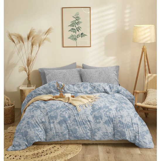 Παπλωματοθήκη Υπέρδιπλη Marta Nala Denim Polycotton Cokitex (225x245) 1Τεμ