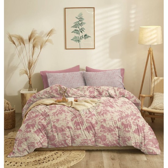 Σεντόνια Μονά Σετ Marta Nala Mulberry Polycotton Cokitex (160x260) 3Τεμ
