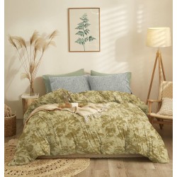Σεντόνια Μονά Σετ Marta Nala Sage Polycotton Cokitex (160x260) 3Τεμ