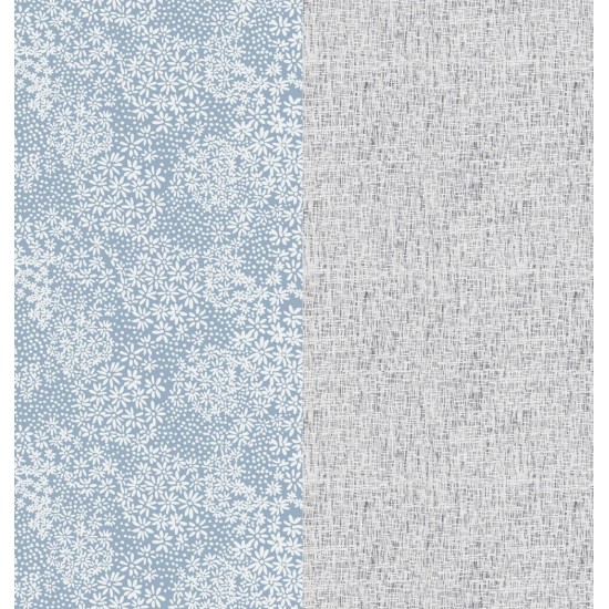 Παπλωματοθήκη Μονή Marta Pansy Denim Polycotton Cokitex (165x245) 1Τεμ