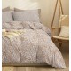 Σεντόνια King Σετ Marta Pansy Mocha Polycotton Cokitex (260x280) 4Τεμ