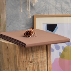 Πανωσέντονο King Size Melody Coffee 200TC Percale Cotton Cokitex (265x280) 1Τεμ
