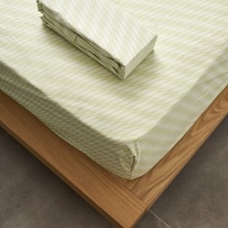 Κατωσέντονο Μονό La Marta Iris Olive Cokitex (105x200) Με Λάστιχο 1Τεμ