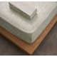 Κατωσέντονο Μονό La Marta Linen Khaki Cokitex (105x200) Με Λάστιχο 1Τεμ