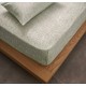 Κατωσέντονο Μονό La Marta Linen Khaki Cokitex (105x200) Με Λάστιχο 1Τεμ