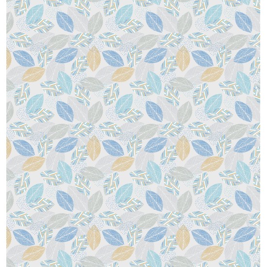 Παπλωματοθήκη Φανελένια Μονή Winter Pleasure Aspen Blue Cotton Cokitex (170x250) 1Τεμ