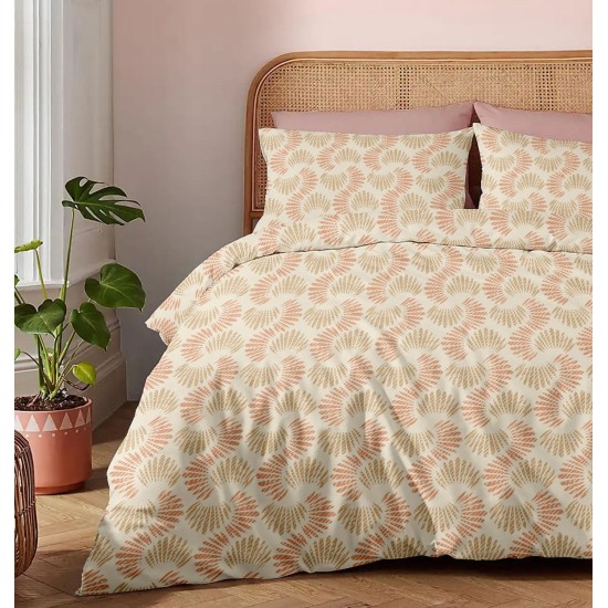 Σεντόνια Φανελένια King Σετ Winter Pleasure Celine Apricot Cotton Cokitex (260x270) 4Τεμ