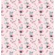 Σεντόνια Κούνιας Σετ Ballet Pink Cotton Cokitex (125x175) 3Τεμ