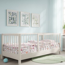 Σεντόνια Κούνιας Σετ Jungle Pink Cotton Cokitex (125x175) 3Τεμ