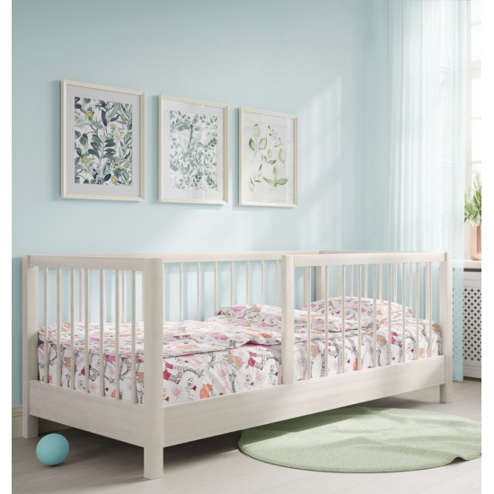 Σεντόνια Κούνιας Σετ Jungle Pink Cotton Cokitex (125x175) 3Τεμ