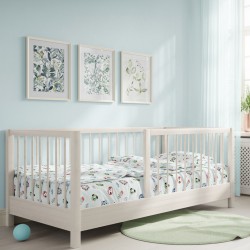 Σεντόνια Κούνιας Σετ Oasis Green Cotton Cokitex (125x175) 3Τεμ