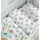 Σεντόνια Κούνιας Σετ Oasis Green Cotton Cokitex (125x175) 3Τεμ