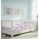 Σεντόνια Κούνιας Σετ Oasis Pink Cotton Cokitex (125x175) 3Τεμ