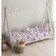 Σεντόνια Παιδικά Μονά Σετ Ballet Purple Cotton Cokitex (165x270) 3Τεμ