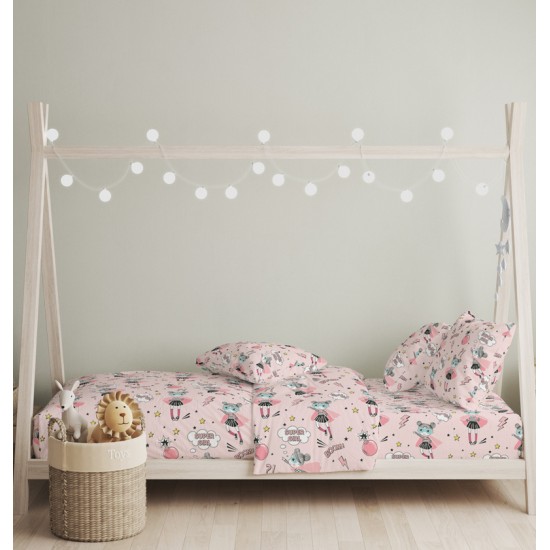 Πάπλωμα Παιδικό Μονό Σετ Ballet Pink Cotton Cokitex (160x240) 2Τεμ Πάπλωμα Παιδικό Μονό Σετ Ballet Pink Cotton Cokitex (160x240) 2Τεμ