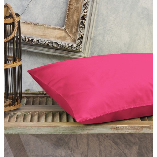 Μαξιλαροθήκες Σετ Power Nap Premium Fuschia Cokitex (50x70) 2Τεμ