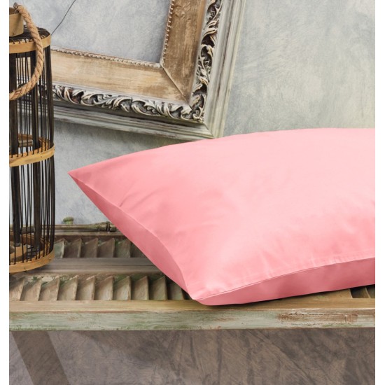 Μαξιλαροθήκες Σετ Power Nap Premium Rose Cokitex (50x70) 2Τεμ