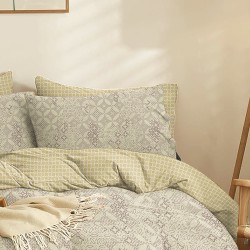 Μαξιλαροθήκες Σετ Marta Dante Beige Polycotton Cokitex (50x70) 2Τεμ