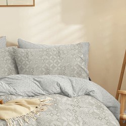 Μαξιλαροθήκες Σετ Marta Dante Grey Polycotton Cokitex (50x70) 2Τεμ