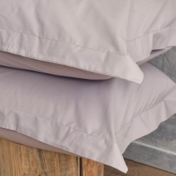 Μαξιλαροθήκες Σετ Melody Grey 200TC Percale Cotton Cokitex (50x70) 2Τεμ