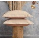 Μαξιλαροθήκες Σετ Melody Beige 200TC Percale Cotton Cokitex (50x70) 2Τεμ