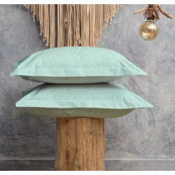 Μαξιλαροθήκες Σετ Melody Mint 200TC Percale Cotton Cokitex (50x70) 2Τεμ Μαξιλαροθήκες Σετ Melody Mint 200TC Percale Cotton Cokitex (50x70) 2Τεμ